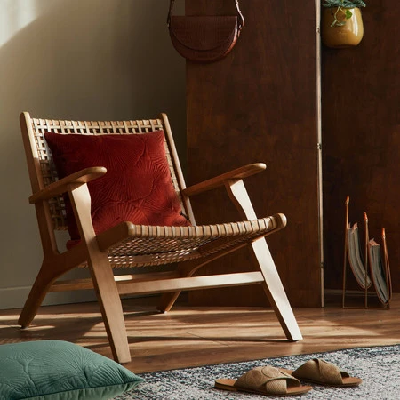 POSZEWKA VELVET 45 X 45 CM BORDOWY