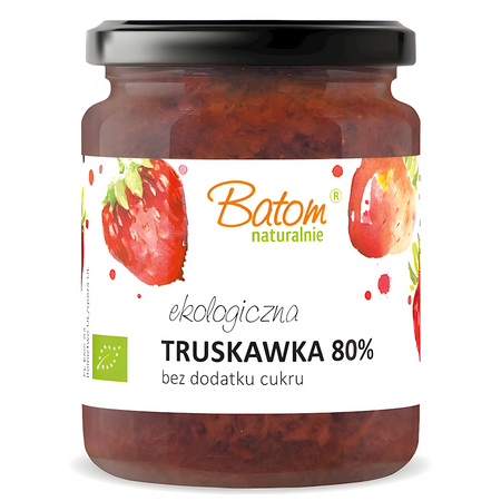 BATOM TRUSKAWKA 80 % B/C BIO 260 g