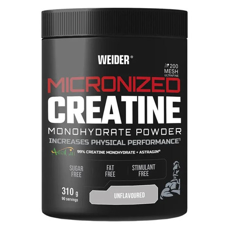 Weider Micronized Creatine Kreatyna mikronizowana 310 g smak naturalny