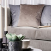 POSZEWKA VELVET 45 X 45 CM BORDOWY
