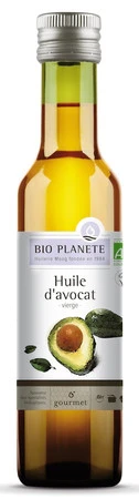 BIO PLANETE OLEJ Z MIĄŻSZU AWOKADO TŁOCZONY NA ZIMNO BIO 250 ml