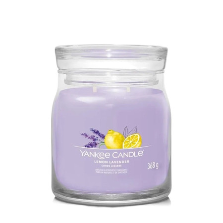 Średnia świeca zapachowa Lemon Lavender 368g