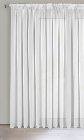 FIRANA GOTOWA DALIA NA TAŚMIE 350 X 270 CM BIAŁY
