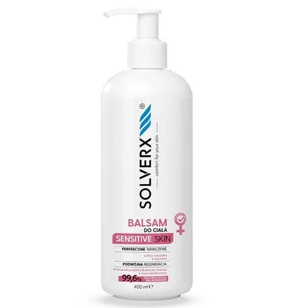 SOLVERX Sensitive Skin Balsam do ciała do skóry wrażliwej  400ml - pompka