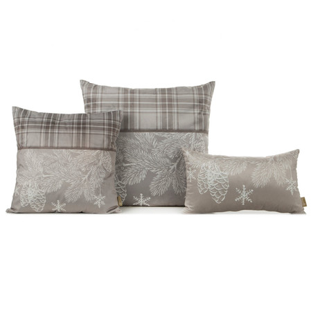 POSZEWKA ŚWIATECZNA HOLLY03 60 X 60 CM BEŻOWY