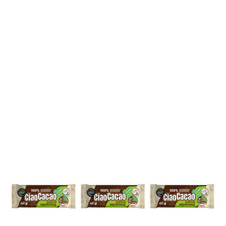 Zestaw: 3x Zmiany Zmiany Baton Kakaowo Kokosowy Ciao Cacao bezglutenowy bez cukru 40g