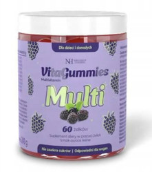 Noble Health VitaGummies Multivitamin w żelkach smak owoce leśne 60 szt. KRÓTKA DATA 2026-09-30