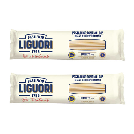 Zestaw 2x Makaron Liguori IGP Spaghetti 500G