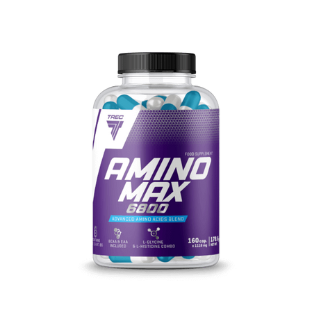 TREC AminoMax 6800 Aminokwasy na regenerację 320 kaps.