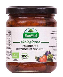 EkoWital − Pomidory suszone na słońcu w oleju BIO − 180 g