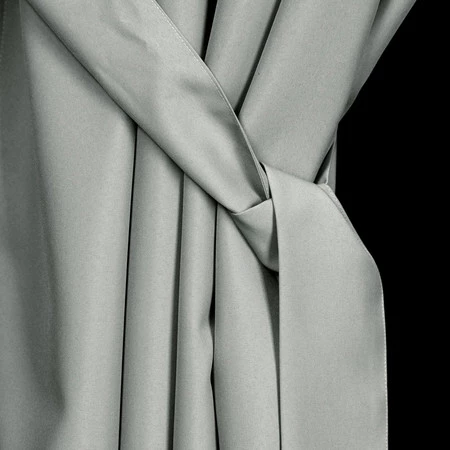 ZASŁONA GOTOWA GARDEN NA SZELKACH 155 X 200 CM SREBRNY