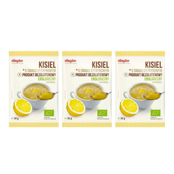 Zestaw: 3x Amylon − Kisiel o smaku cytrynowym bezgl. − 30 g