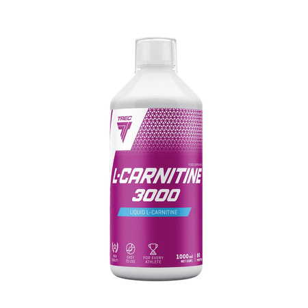 Trec Nutrition L-CARNITINE 3000 L-karnityna spalacza tłuszczu 1000ml smak wiśnia