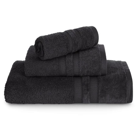 Ręcznik Porto (12) 50 x 90 cm, Czarny