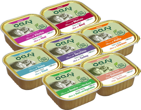 OASY Cat Tasty Pate Adult Salmon Łosoś pasztet dla kota 100g