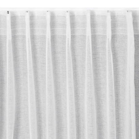 FIRANA GOTOWA LAYLA NA TAŚMIE 140 X 300 CM BIAŁY