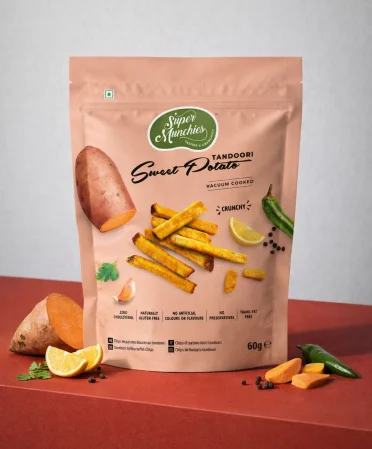 Super Munchies Chipsy Z Batatów Tandoori 60g