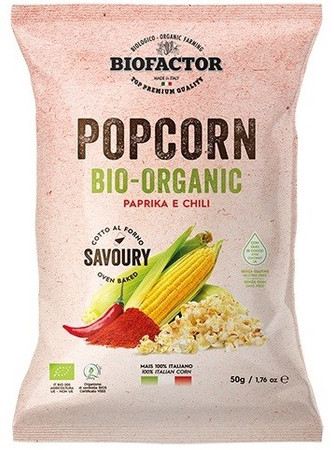 Biofactor Popcorn papryka-chili BEZGL. BIO 50 g