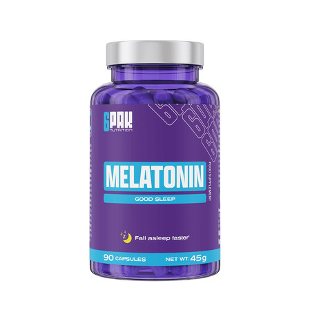6PAK EL MELATONIN na wsparcie snu 90 kaps.