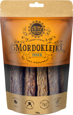 HAPPY SNACKY TRZYPSY Mordoklejki Indyk 70g