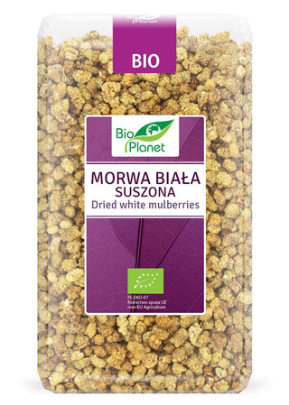 Bio Planet − Morwa biała suszona BIO − 1 kg