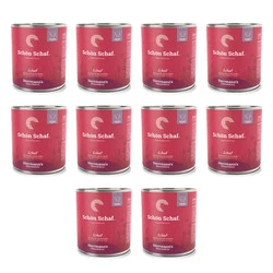 Zestaw 10x HERRMANN'S Selection Sensitive Dog Schaf - baranina z cukinią (800g)