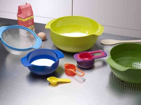 JJ - Zestaw misek i miarek Nest™ 9 Plus, multikolo