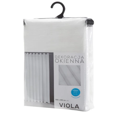 FIRANA GOTOWA VIOLA 400 X 250 CM BIAŁY