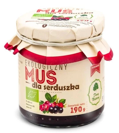 MUS DLA SERDUSZKA BIO 190 g - DARY NATURY