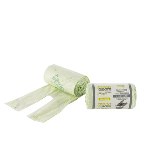GreenAware, Kompostowalne worki na śmieci 8 L, 40 szt.