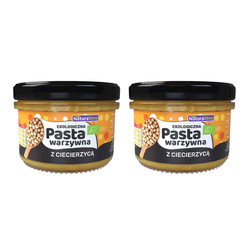 Zestaw: 2x NaturAvena Pasta Warzywna z ciecierzycą Bio185 g