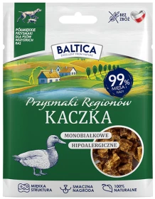 Baltica Półmiękkie monoproteinowe przysmaki dla psa z kaczki 30g