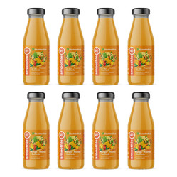 Zestaw 8x EkaMedica Smoothie mango-ananas-rokitnik 250ml