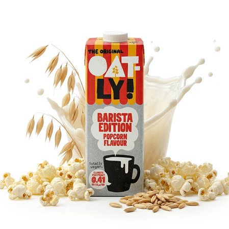 Oatly Napój Owsiany Barista Editiono Smaku Popcornu 1L