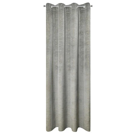 ZASŁONA GOTOWA ALUVIA 140 X 250 CM STALOWY