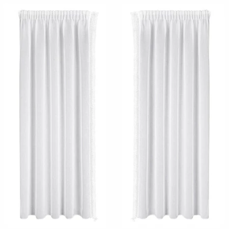 FIRANA GOTOWA KIRA 3 NA TAŚMIE 140 X 270 CM BIAŁY