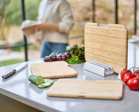 JJ-Zestaw 3 desek na stojaku 4el. Nest Bamboo