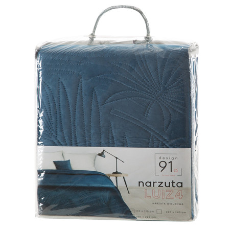 NARZUTA D91 LUIZ 4 170 X 210 CM GRANATOWY