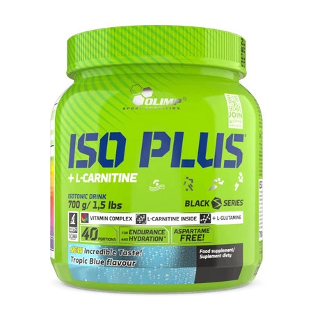 Olimp Labs Iso Plus Powder Izotonik + karnityna 700 g smak owoce tropikalne