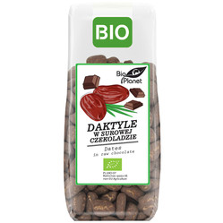 DAKTYLE W SUROWEJ CZEKOLADZIE BIO 100 g BIO PLANET