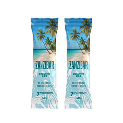 Zestaw: 2x 7Nutrition Zanzibar Bar 40g Baton Proteinowy