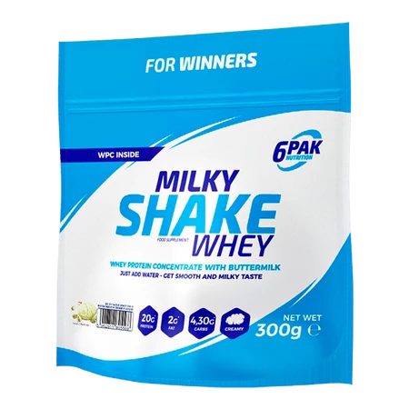 6PAK MILKY SHAKE WHEY   300g PISTACHIO ICE CREAM