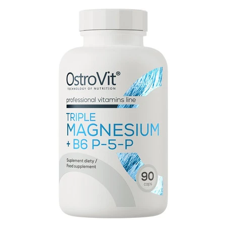 OSTROVIT Triple Magnesium + B6 P-5-P (90 kaps.)