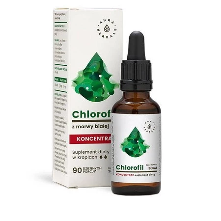 Aura herbals - Chlorofil z morwy białej - 30 ml