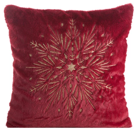 POSZEWKA ŚWIATECZNA 119F 45 X 45 CM BORDOWY