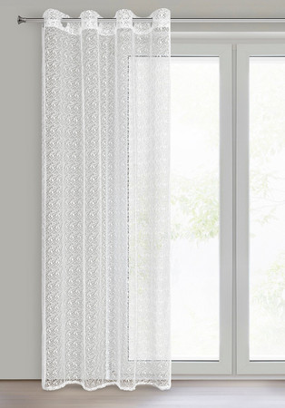 FIRANA GOTOWA ELLISSA 140 X 250 CM BIAŁY