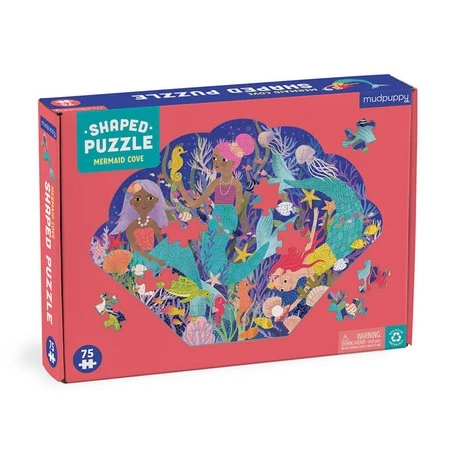 Mudpuppy Puzzle konturowe Zatoczka syren 75 elementów 5+