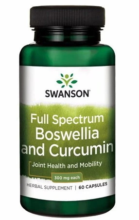 Swanson Fs Boswellia i Kurkuma 60 K