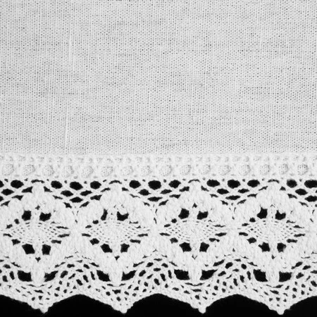 FIRANA GOTOWA CLARIE NA TAŚMIE 150 X 60 CM BIAŁY