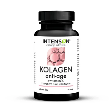 Intenson Kolagen Anti-Age + Hialuron + Witamina C 90 tabl.